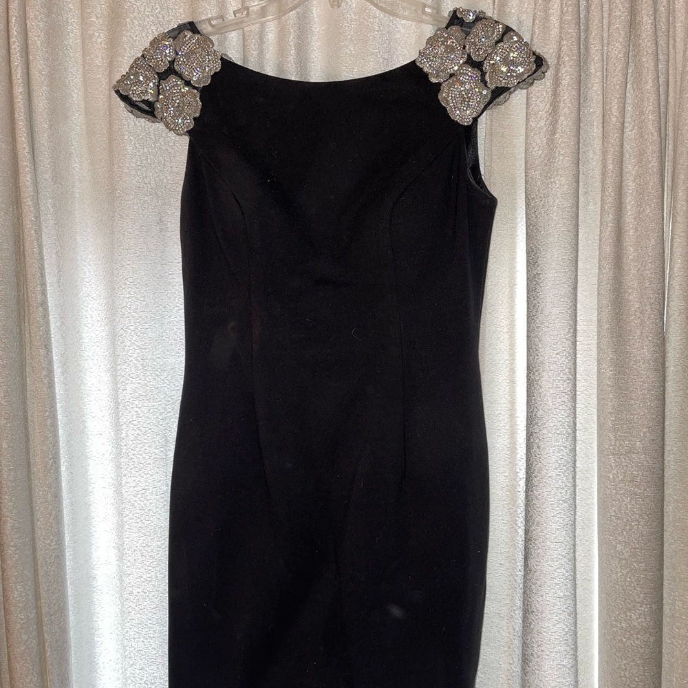 Sherri Hill Black Homecoming/Prom Dress - Picture 3 of 12